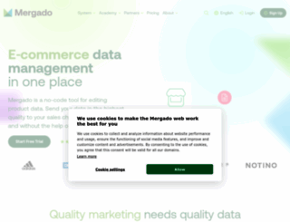 mergado.com screenshot