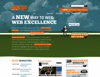 mergeweb.com screenshot