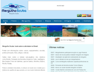mergulhobrazil.com.br screenshot