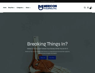 mericonindustries.com screenshot