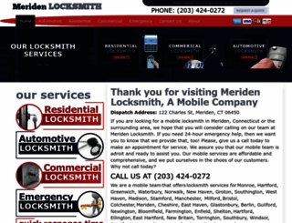 meridenlocksmith.net screenshot