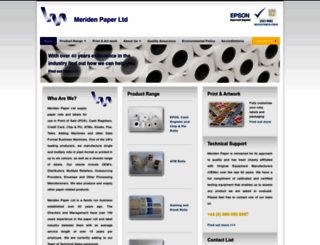 meridenpaper.co.uk screenshot