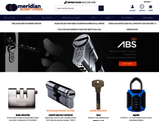 meridian-security.co.uk screenshot