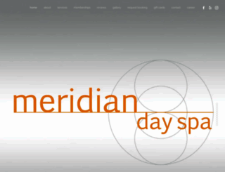 meridiandayspa.com screenshot