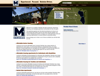 meridiangroupinc.net screenshot