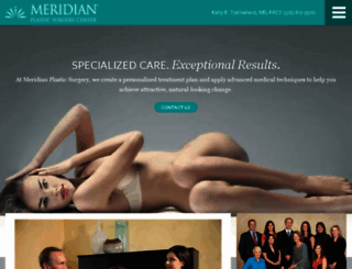 meridiansurgery.firmmediainc.com screenshot