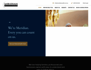 meridianwealth.com.au screenshot