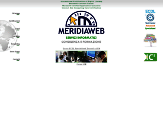 meridiaweb.it screenshot