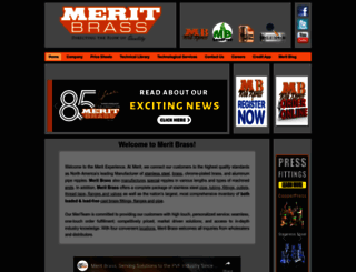 meritbrass.com screenshot