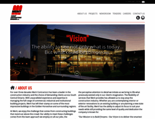 meritcontractors.com screenshot