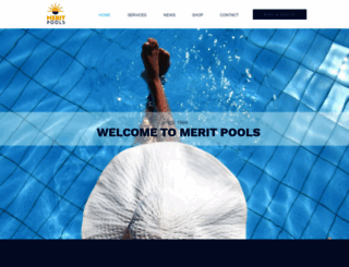 meritqualitypools.com screenshot