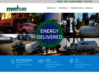 meritumenergy.com screenshot