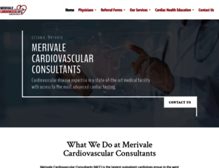 merivalecardiovascular.com screenshot