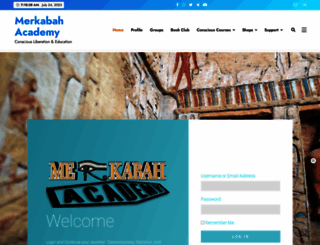 merkabahacademy.com screenshot