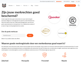 merkenregistratie.nl screenshot
