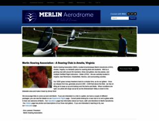 merlinaero.org screenshot