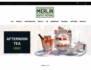 merlinbuffetsystems.com screenshot
