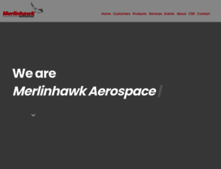 merlinhawk.com screenshot