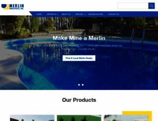 merlinindustries.com screenshot