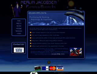 merlinjacobsenplumbing.com screenshot