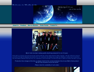 merlinsuits.com screenshot