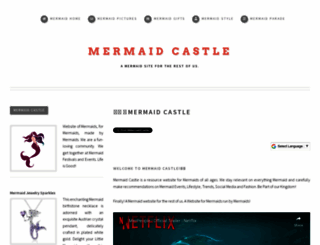 mermaidcastle.com screenshot