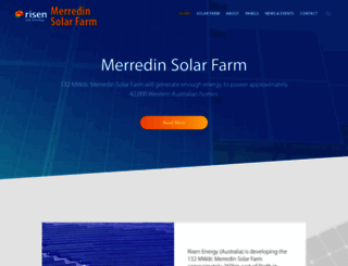 merredinsolar.com.au screenshot