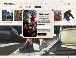 merrell.it screenshot
