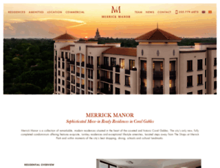 merrick-manor.com screenshot