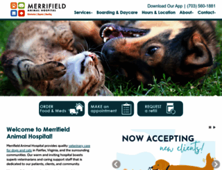 merrifieldanimalhospital.com screenshot
