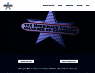merrimackvalleychamber.com screenshot