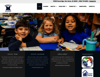 merritt-academy.org screenshot