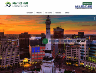 merritthallins.com screenshot