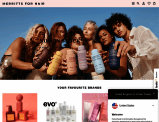 merrittsforhair.co.uk screenshot