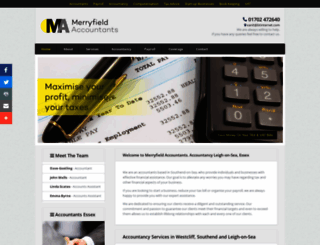 merryfield-accountants.com screenshot