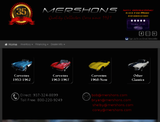 mershons.com screenshot
