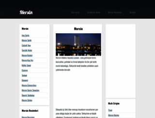 mersin.web.tr screenshot