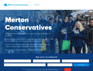 mertonconservatives.org screenshot