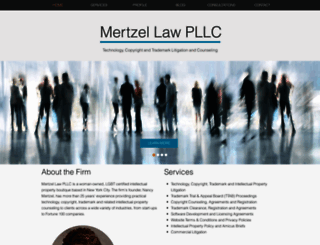 mertzel-law.com screenshot