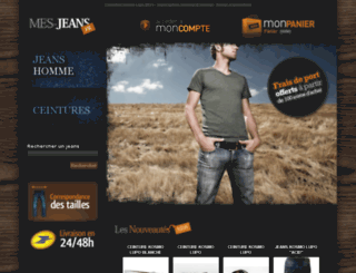 mes-jeans.fr screenshot