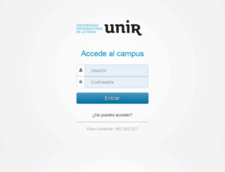 mes.unir.net screenshot