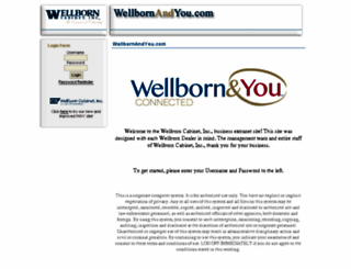 mes1.wellborn.com screenshot