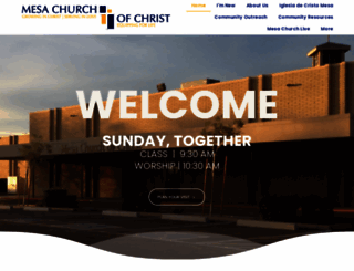 mesachurch.org screenshot