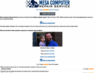 mesacomputerrepairservice.net screenshot