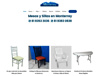 mesasysillasmonterrey.com screenshot