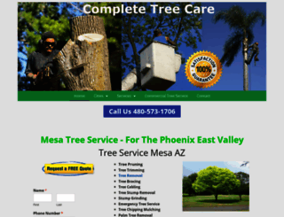 mesatrees.com screenshot