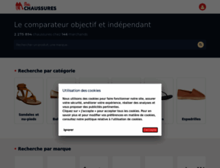 meschaussures.fr screenshot