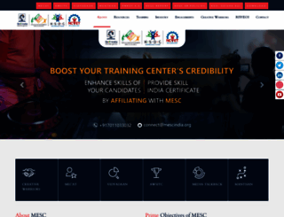 mescindia.org screenshot