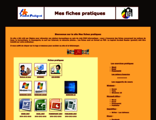 mesfichespratiques.free.fr screenshot