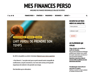 mesfinancesperso.com screenshot